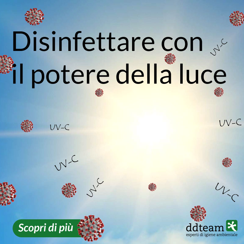 UV-C disinfettano ddteam
